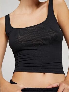 Negative Underwear WHIPPED CROPPED A-TOP IN BLACK